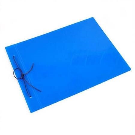 Carpeta de dibujo Avíos Polipropileno Nº5 Azul 2 tapas Sin cordón -2