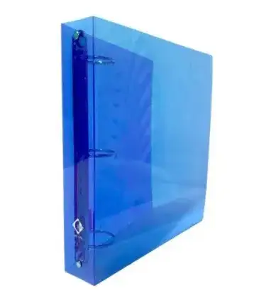 Carpeta con anillos Avíos Polipropileno Escolar 3 x Ø40mm Azul