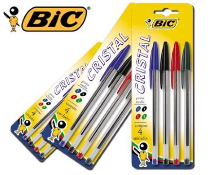 Bolígrafo Bic Cristal Media 1mm Azul x unidad -2