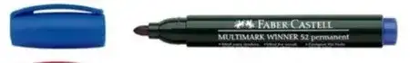Marcador Faber Castell 23 Winner Permanente Punta redonda Azul
