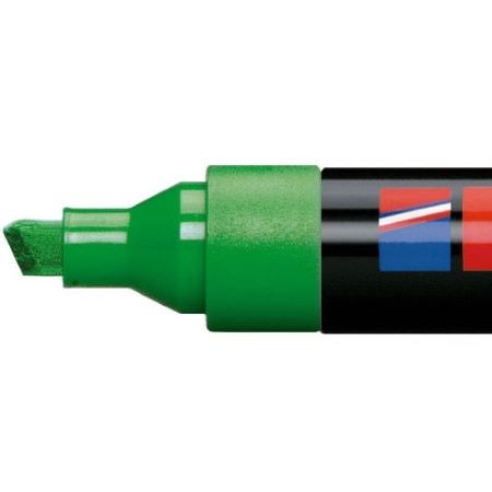 Marcador Edding 330 Permanente Punta biselada 1-5mm Verde Recargable -3