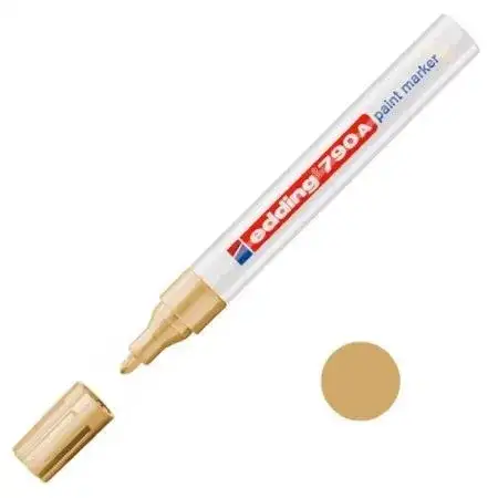Marcador Edding 790A Permanente base esmalte 2-4mm Dorado -2